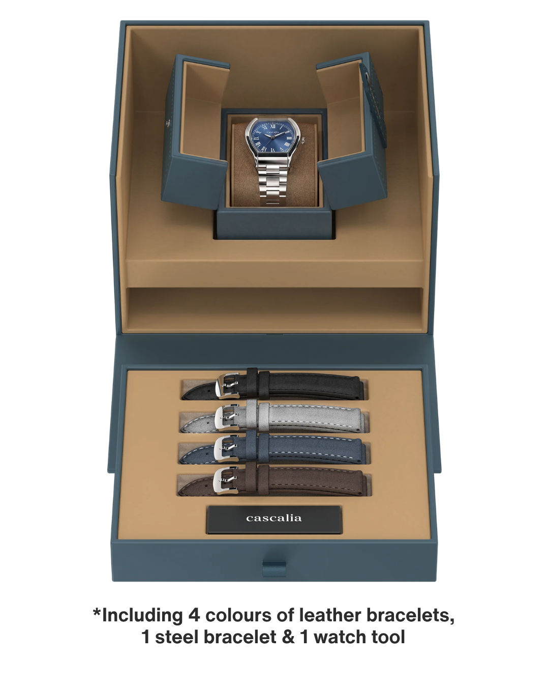 Caratello Steel Automatic Blue