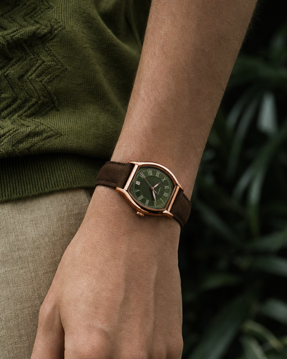 Caratello Rosegold Automatic Green