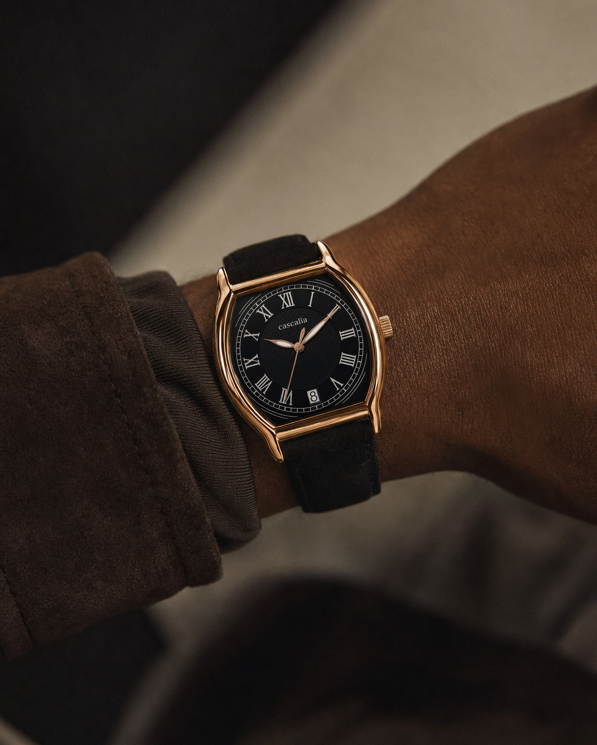 Caratello Rosegold Automatic Black
