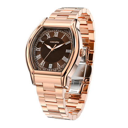 Caratello Rosegold Automatic Brown
