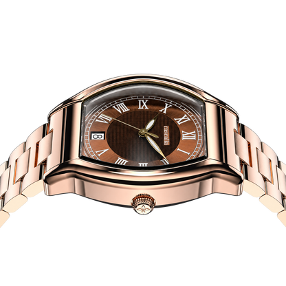 Caratello Rosegold Automatic Brown