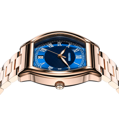 Caratello Rosegold Automatic Blue